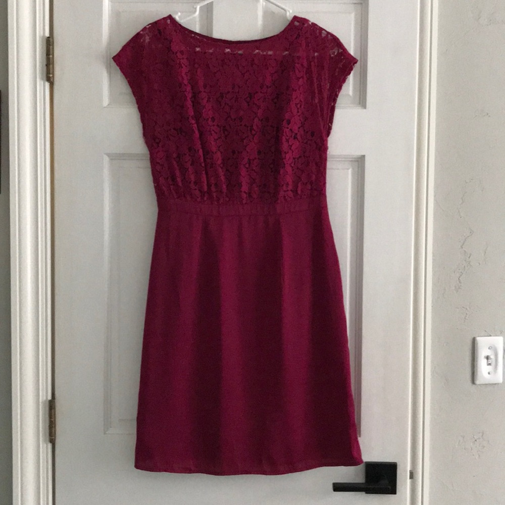 Maroon Dress